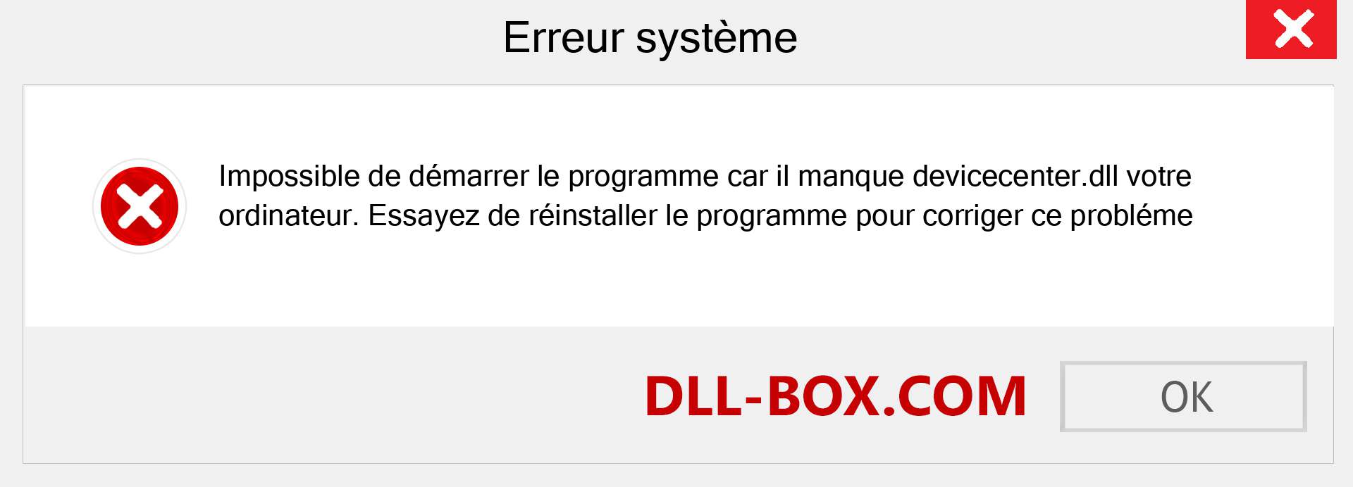 Le fichier devicecenter.dll est manquant ?. Télécharger pour Windows 7, 8, 10 - Correction de l'erreur manquante devicecenter dll sur Windows, photos, images